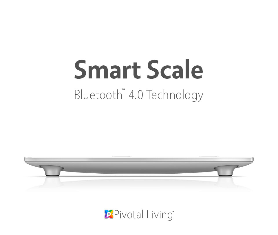 Use your smartphone's Bluetooth and easily sync weigh-ins to the Pivotal Living app for complete weight management data to easily monitor your health and reach your goals.