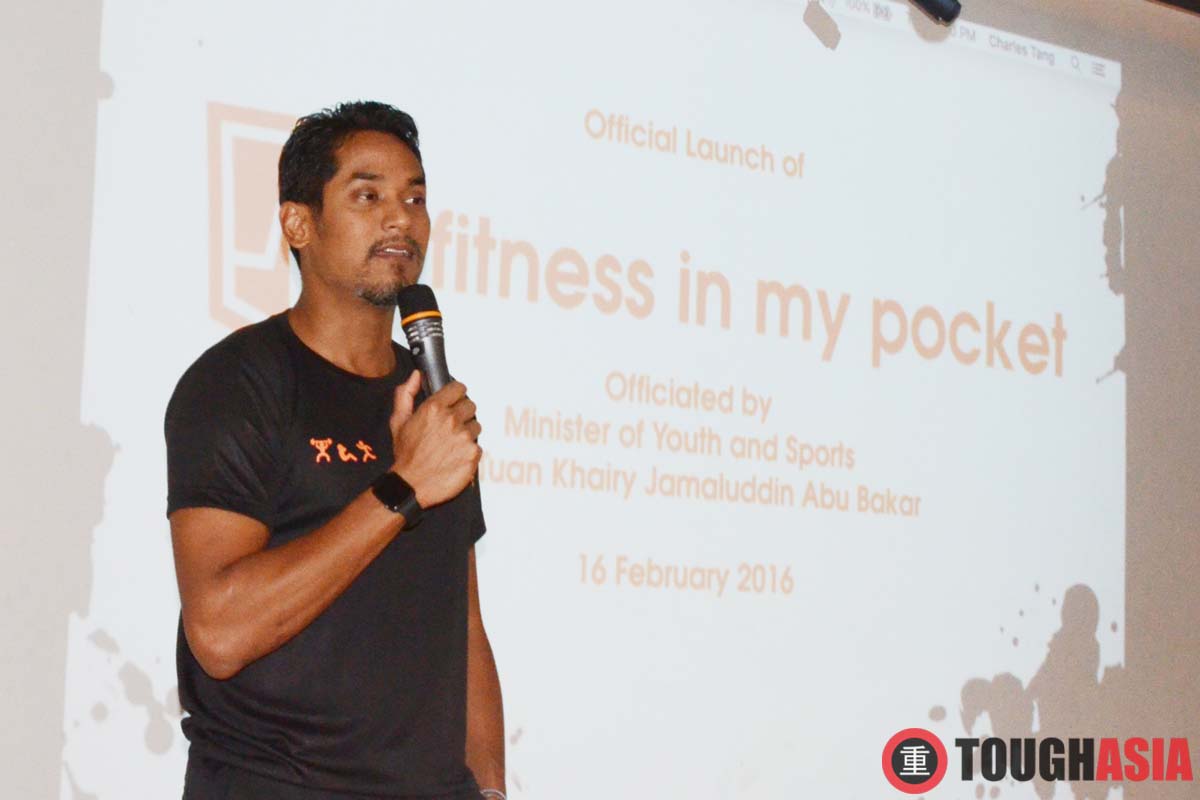 Youth and Sports Minister YB Khairy Jamaluddin says the Fitness In My Pocket app can bridge people with a healthier lifestyle.