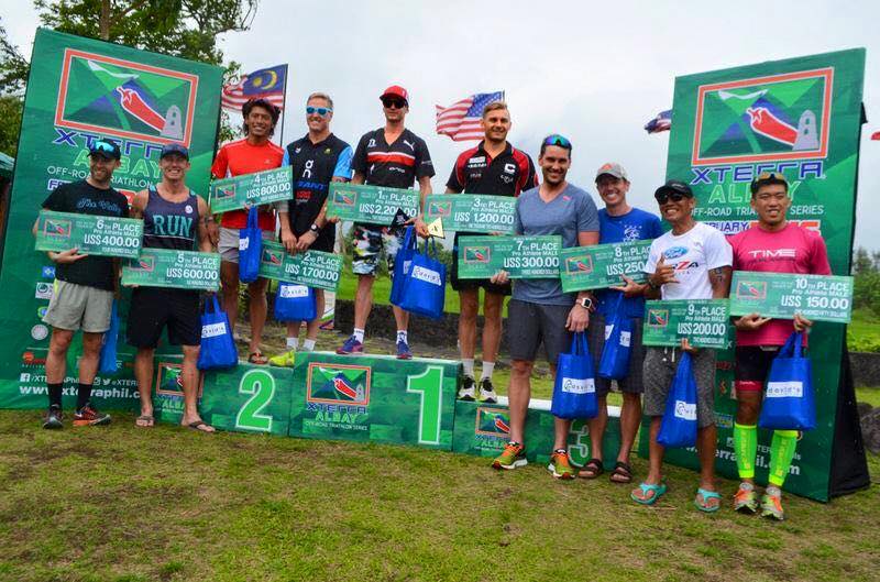 Barrys inaugural race as a Pro in Xterra Albay, Philippines. 