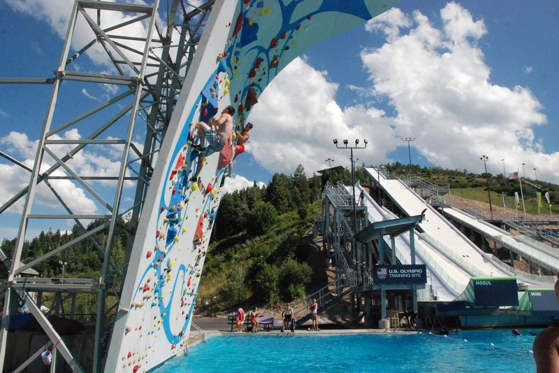 Make a big splash! © Utah Olympic Park