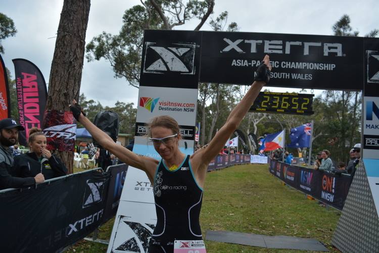 Lizzie Orchard wins 3 for 3 at Xterra Asia Pacific Championships. 
