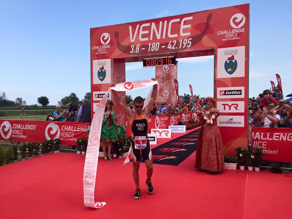 Dirk Waijnarda from Nederlands wins the inaugural Challenge Venice. (Facebook/Challenge Venice)