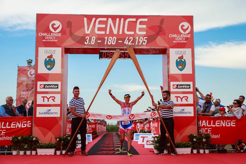 Hungarian Erika Csomor of Hungary won beat all the ladies for top spot in Challenge Venice. (Facebook/ChallengeVenice)