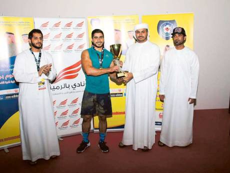 Salem Mohammad Al Ali wins the CrossFit Ramadan Championships. (Dubai Police)