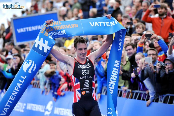 Alistair Brownlee recaptured the title at the 2016 Vattenfall World Triathlon Stockholm. (ITU)