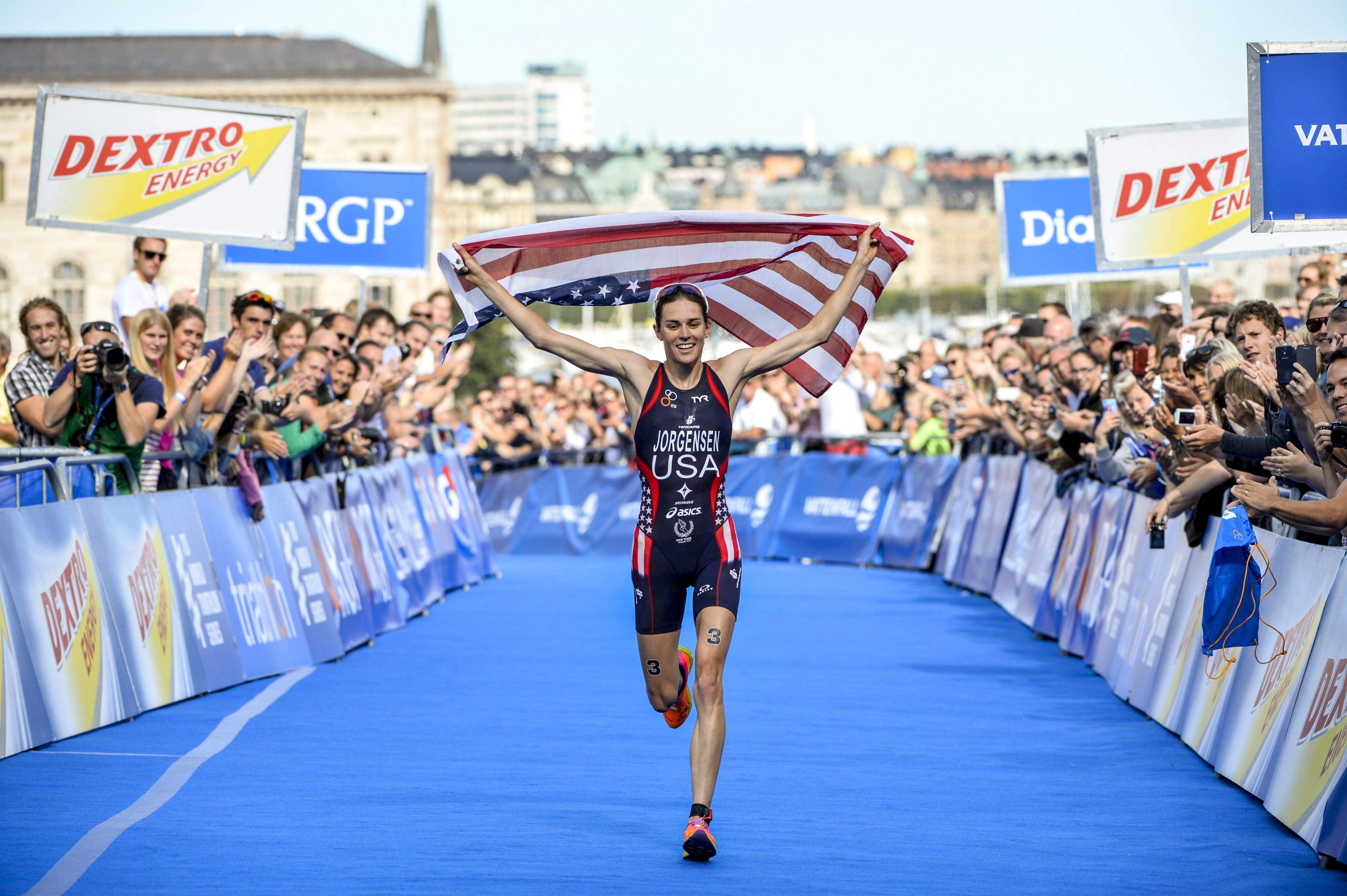Gwen Jorgensen will fly the American flag high in Triathlon at the Rio Olympics 2016. (AP)
