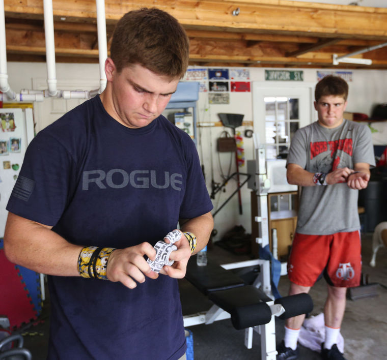 James trains together with twin brother Joe in the run up to the CrossFit Games. (Times Daily)