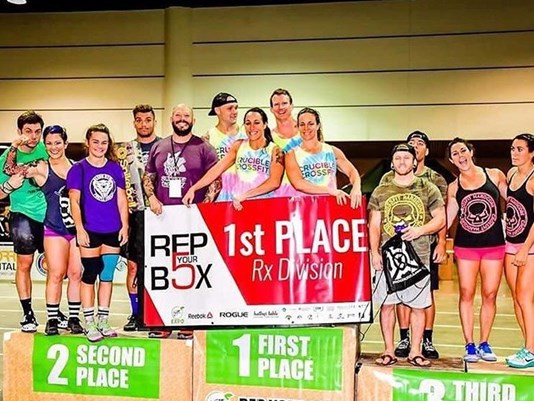 Teenager Autumn Hutchinson is the Princess of all CrossFit boxes in Florida, USA. (Firstcoastnews)