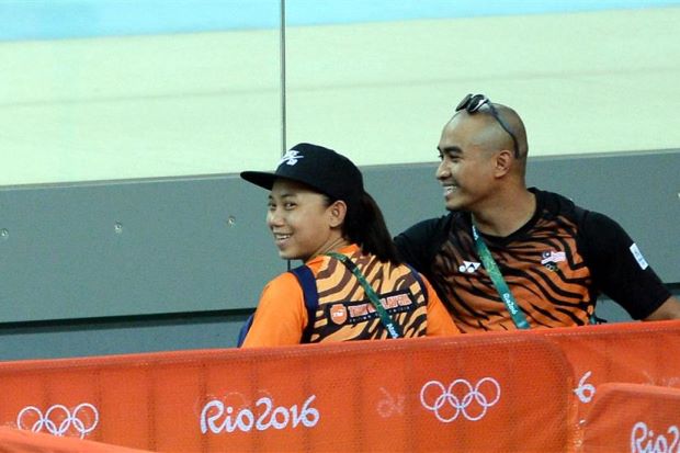 Fatehah and Azizul are all set for the Rio Olympics. (The Star)
