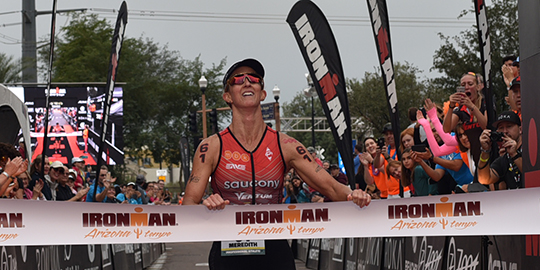 Meridith Kessler wins Ironman Arizona three times in a row. (Ironman.com)
