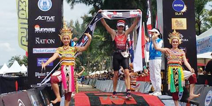 Tim Reed wins Ironman 70.3 Thailand. (Ironman.com)