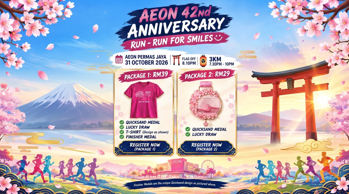 AEON 42nd Anniversary Run – Run for Smiles!