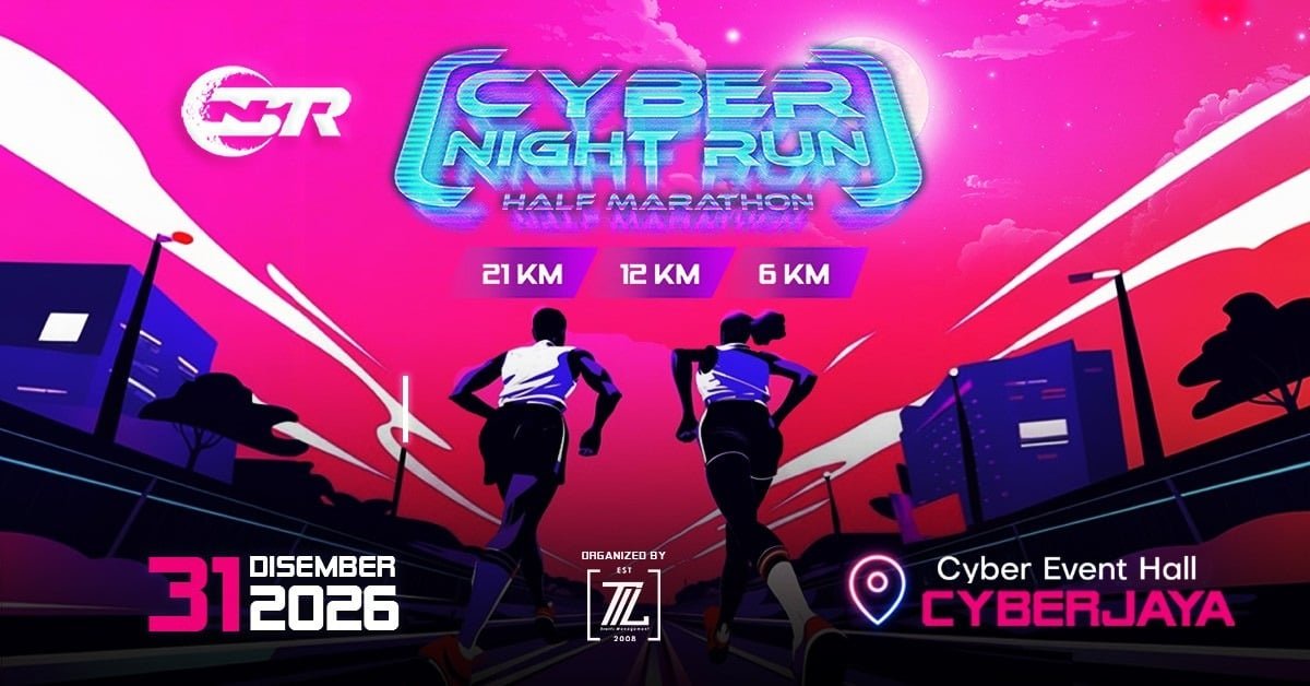 Cyber Night Run Half Marathon 2026