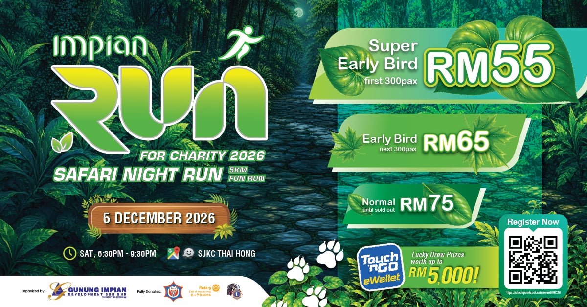 Impian Run For Charity 2026 - Safari Night Run