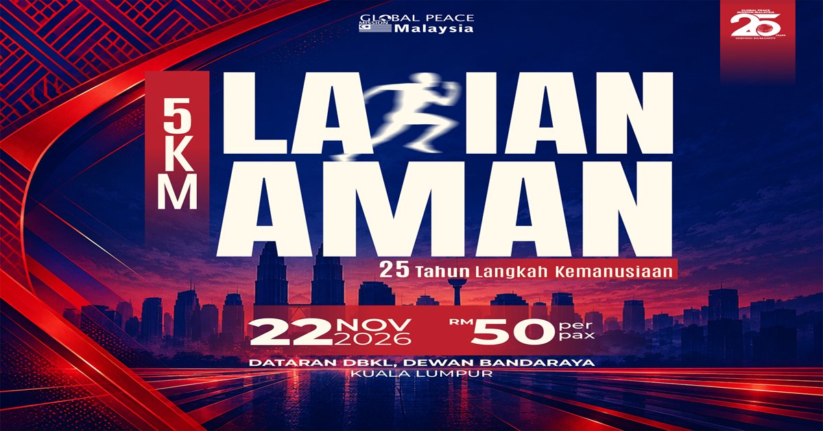 Larian Aman 25 Tahun Langkah Kemanusiaan